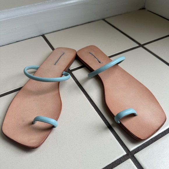 Jeffrey Campbell Shoes - Jeffrey Campbell Blue Sandals - Size 8